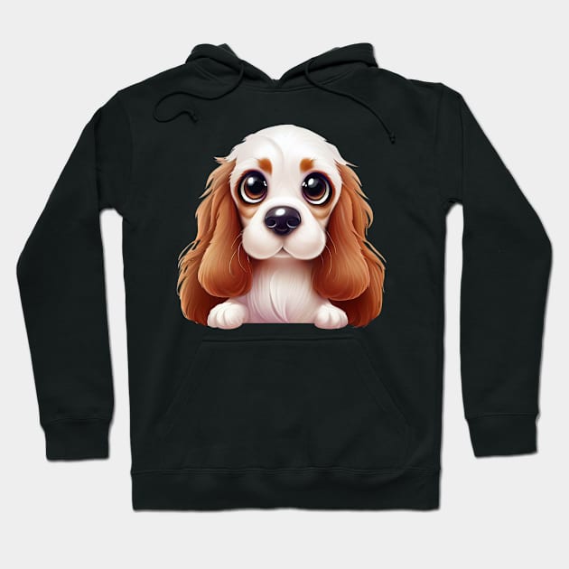 Pawsitivity Clumber Spaniel Hoodie by Art By Mojo